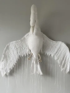 Tamar Mogendorff Swan White And Linen RRP$1051! - Picture 1 of 11