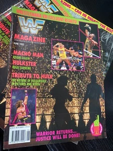 Revista WWF WWE JUNIO 1992 Ultimate Warrior Hulk Hogan WrestleMania - Imagen 1 de 3