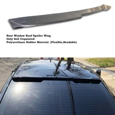 SpX 889HW Rear Window Roof Spoiler Wing Fits 2004~2007 Chevrolet Malibu Sedan - Image 1 of 4