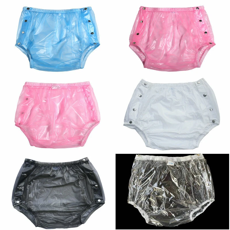 Haian Adult Incontinence Snap-on Plastic Pants 3 Pack