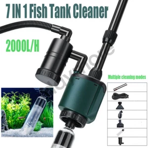 36W Fish Tank Cleaner Electric Siphon Vacuum Aquarium Clean Pump Water Change AU - Picture 1 of 10