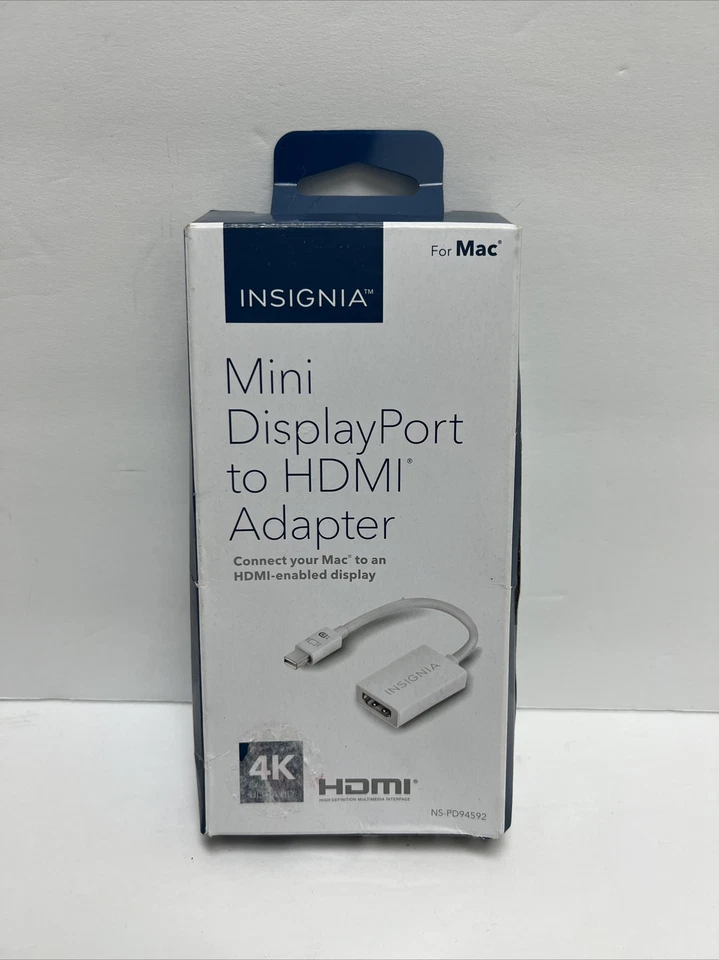 Insignia- Mini DisplayPort-to-HDMI Adapter - White - Image 1 of 3