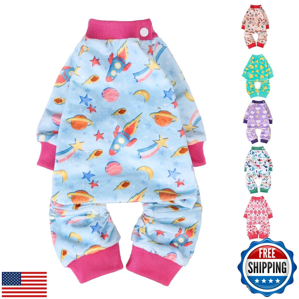 BEAUTYZOO Dog Pajamas Medium Sized Dog, Summer Doggie Pajamas for Boy Girl, S - Image 1 of 4