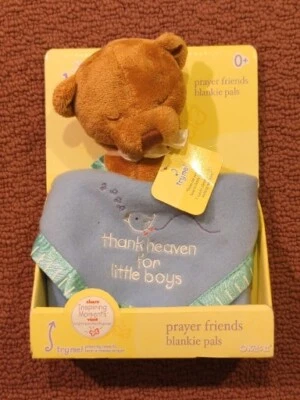 2003 Kids II BRIGHT INSPIRATIONS PRAYER FRIENDS Dog Bear Blankie Pal NEW NIB NWT - Image 1 of 3