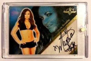 Maria Kanellis 2011 Benchwarmer Gold accent with Black Ink Autograph auto card - Picture 1 of 2