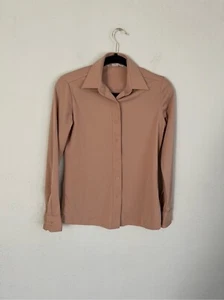 Sears The Shirt Perma-Prest Woman Long Sleeve Button Down Shirt, Size Small - Picture 1 of 7