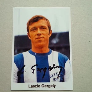 LÁSZLÓ GERGELY (HERTHA BSC 70-72) signed Foto 10x14 - Picture 1 of 1