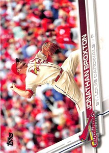 2017 Topps #613 Jonathan Broxton Cardinals
