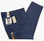 Men's Dockers Slim Fit Workday Khaki Stretch Pants 38X30 Blue W38L30 Lightweight