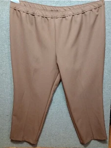 bend over brown pull on pants size 54×32 elastic waist - Picture 1 of 10