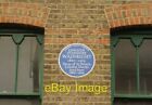 Photo 6x4 Blue plaque St Peter's Church Clergy House The plaque visible i c2011