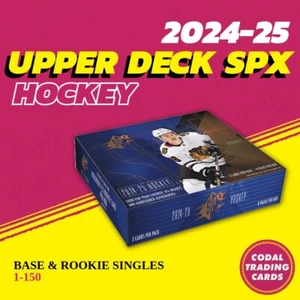 2024-25 Upper Deck SPx - Base and Rookie Single PICK FROM LIST - Picture 1 of 1