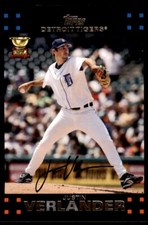 2007 Topps #160 Justin Verlander NM-MT+ Detroit Tigers