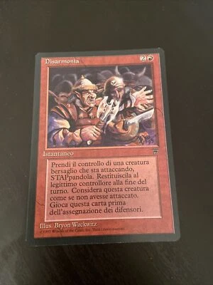 Disharmony Italian Legends Magic the Gathering MTG LP Disarmonia - Image 1 of 2