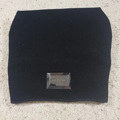 Giorgio Armani Perfumes Negro Terciopelo Bolsa Estuche de Transporte Cosmético Foto 1 de 4