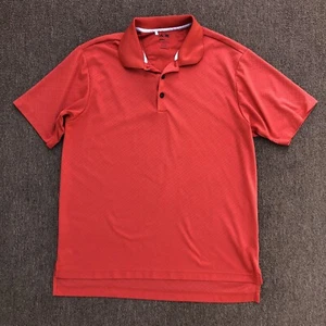 adidas climacool golf polo shirt red size medium short sleeve - Picture 1 of 7