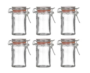 Mini Clip Top Glass Jars 80ml Spice Herb Jam Preserving Small Clip Top Jars - Picture 1 of 14