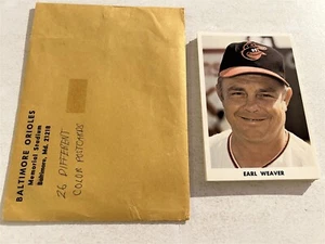 1970s BALTIMORE ORIOLES Team Issued Postcards 26 Assorted WEAVER Cuellar McNally - Picture 1 of 3