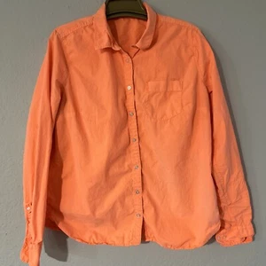JCPenney Women Peach Color Long Sleeve Button-Down XL Shirt - Picture 1 of 7