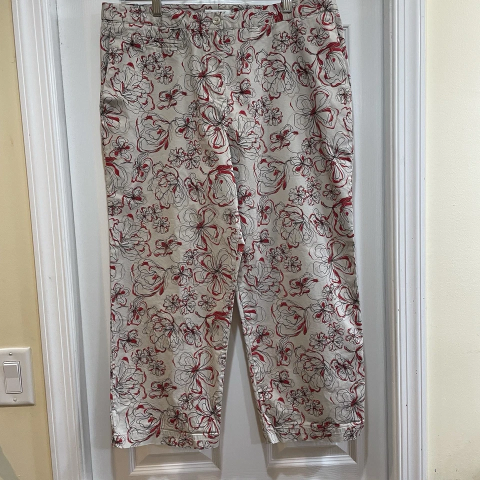 Calça de golfe Liz Golf “Audra” bronzeada florida tamanho 14. Mistura de algodão lavável à máquina. - Imagem 1 de 4