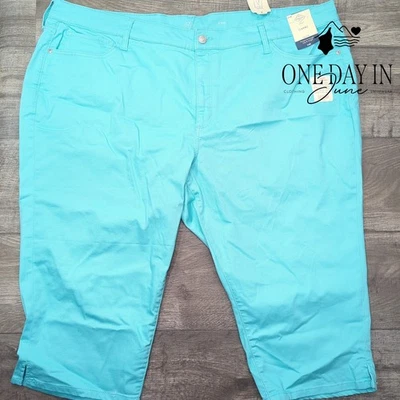Pantalones capri St. John's Bay talla grande tiro medio talla 24W Foto 1 de 4