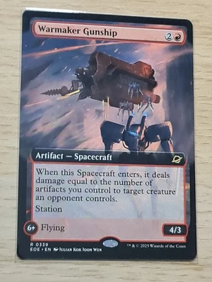 MTG Warmaker Gunship - Extended - ENG - Rare - NM Edge of Eternities! - Bild 1 von 2