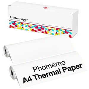 Lot de 2 rouleaux de papier pour imprimante thermique A4 210 mm x 65 m Compat... - Afbeelding 1 van 8