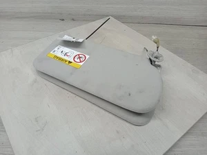 NISSAN NAVARA SUN VISOR NP300, PAIR, CLOTH, GREY, W/ MIRROR & COURTESY LIGHT - Picture 1 of 12