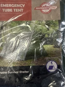 Emergency Zone TUBE TENT Shelter for emergencies, BRAND NEW Sealed - 2 People - Picture 1 of 2