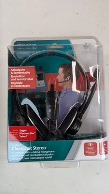 Logitech Clear Chat Stereo PC Headset with Microphone  - Image 1 of 4