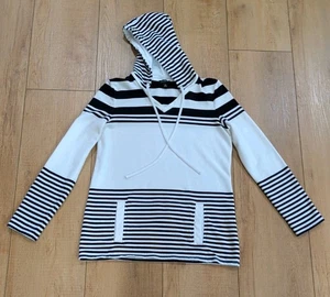 T by Talbots Hoodie elfenbein/marine gestreift Gr. XS - Bild 1 von 8