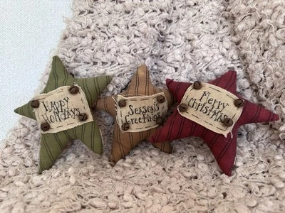 RARE Primitive Honey And Me Christmas Star Set - Image 1 of 4