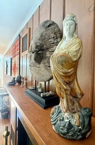 Chinesische Dehua Blanc De Chine Figur von GuanYin Boji Yuren Su Xue Jin 1869-1919 - Bild 1 von 14