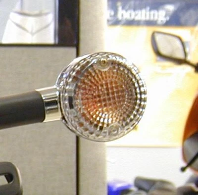 Lentes intermitentes blancas Kawasaki Vulcan 750 VN 800 VN 900 lentes de señal transparente