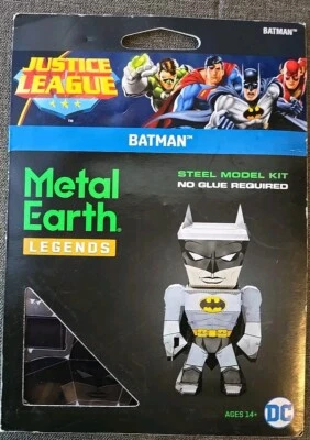 Fascinaciones Metal Tierra Leyendas Batman Corte Láser Color 3D Metal Modelo Kit Foto 1 de 2