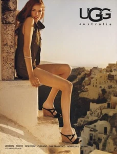2011 Ugg Anna Schilling legs shoes 1-page MAGAZINE AD - Picture 1 of 2