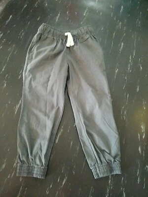 NWT Childrens Place Boys Gray Steel Joggers Size 5 Elastic Waistband Adjustable  - Image 1 of 4