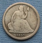 1837 Seated Liberty Dime - Small Date (10C)