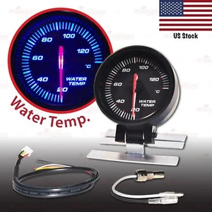 2-11/16" 68mm STEPPER MOTOR Gauge BLUE Light Performance Meter WATER TEMPERATURE - Picture 1 of 5