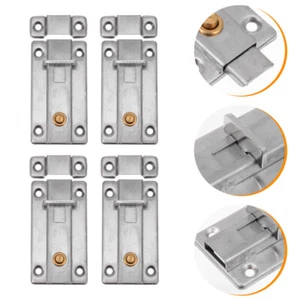 4 Pcs Automatic Spring Door Buckle Heavy Duty Gate Latch Slide Bolt - Picture 1 of 12