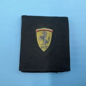 Cartera Oficial Scuderia Ferrari Negra Portatarjetas de Crédito Monedas Dinero - Imagen 1 de 7