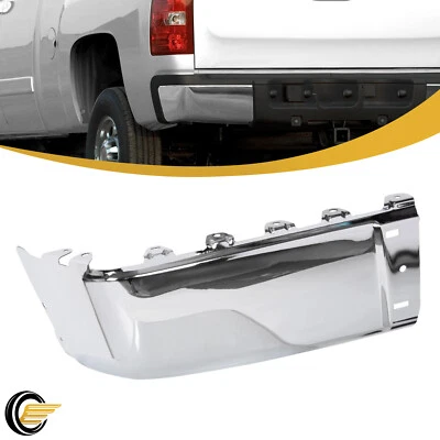 LEFT Hand Rear Bumper End Caps For 07-13 Chevy Silverado GMC Sierra 1500 - Image 1 of 4