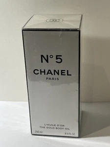 CHANEL Nº 5 THE GOLD BODY OIL Size 250ml/8.4oz. Limited Edition NIB SEALED - Picture 1 of 3