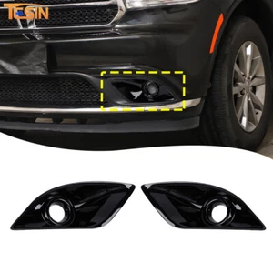 Cubierta de luz antiniebla bisel antiniebla cubierta envolvente para Dodge Durango 2011+ negro - Imagen 1 de 9