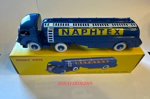 ATLAS DINKY TOYS TRACTEUR PANHARD SEMI REMORQUE CITERNE NAPHTEX REFERENCE 32 CB - Imagen 1 de 6