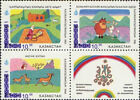 Kazakhstan 2001 Issues of 1994 Overprinted "2001" and Surcharged 10.00. MNH