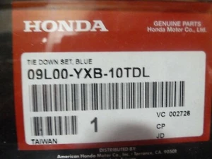 2003-2010 Honda Aquatrax Blue Tie Down Kit w/ Straps 09L00-YXB-10TDL 4 OEM New - Picture 1 of 1