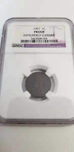 NGC PROOF 1907 1C PENNEY - Picture 1 of 4