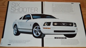 2008 FORD MUSTANG "SIX SHOOTER" EDITION ORIGINAL ADVERTISEMENT PRINT AD-08 V6 - Picture 1 of 1