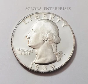 S Washington 1984 *prueba* cuarto **envío gratuito** - Imagen 1 de 2